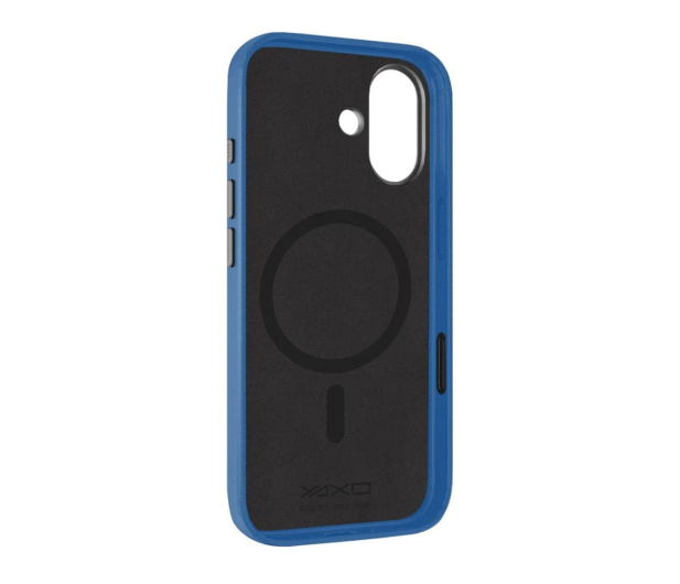 YAXO Leather Gear Slim Case MagSafe iPhone 17 Electric Blue - 1455882 - zdjęcie 3